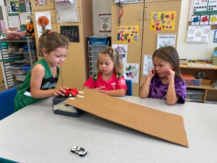 Wheels, ramps and gravity!